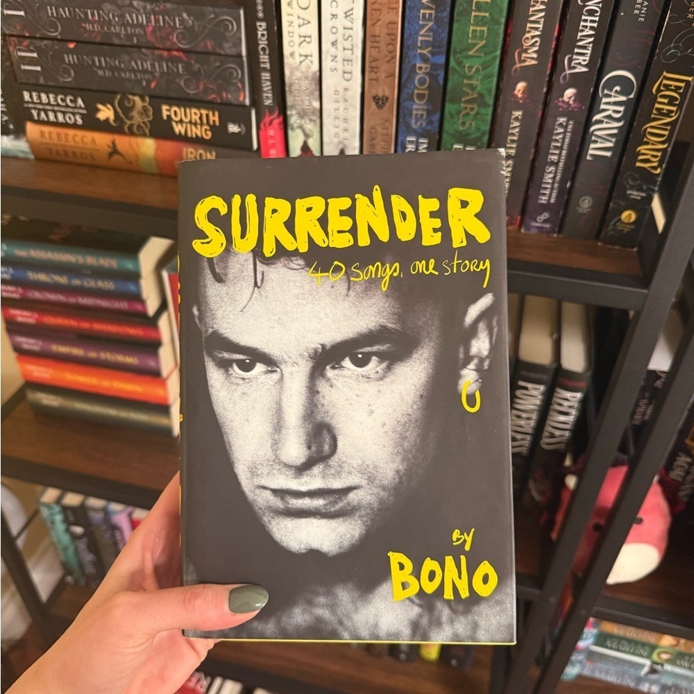 Surrender by Bono - Black & Yellow Hardcover Book